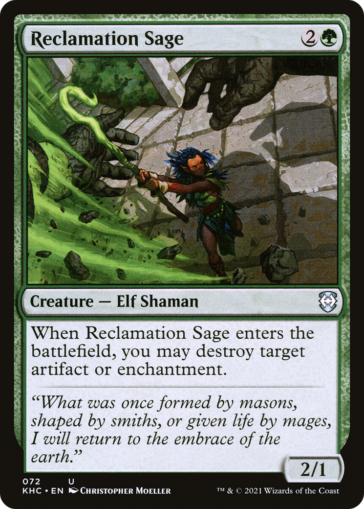 Reclamation Sage [Kaldheim Commander]-1