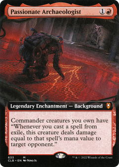 Passionate Archaeologist (Extended Art) [Commander Legends: Battle for Baldur's Gate]-1