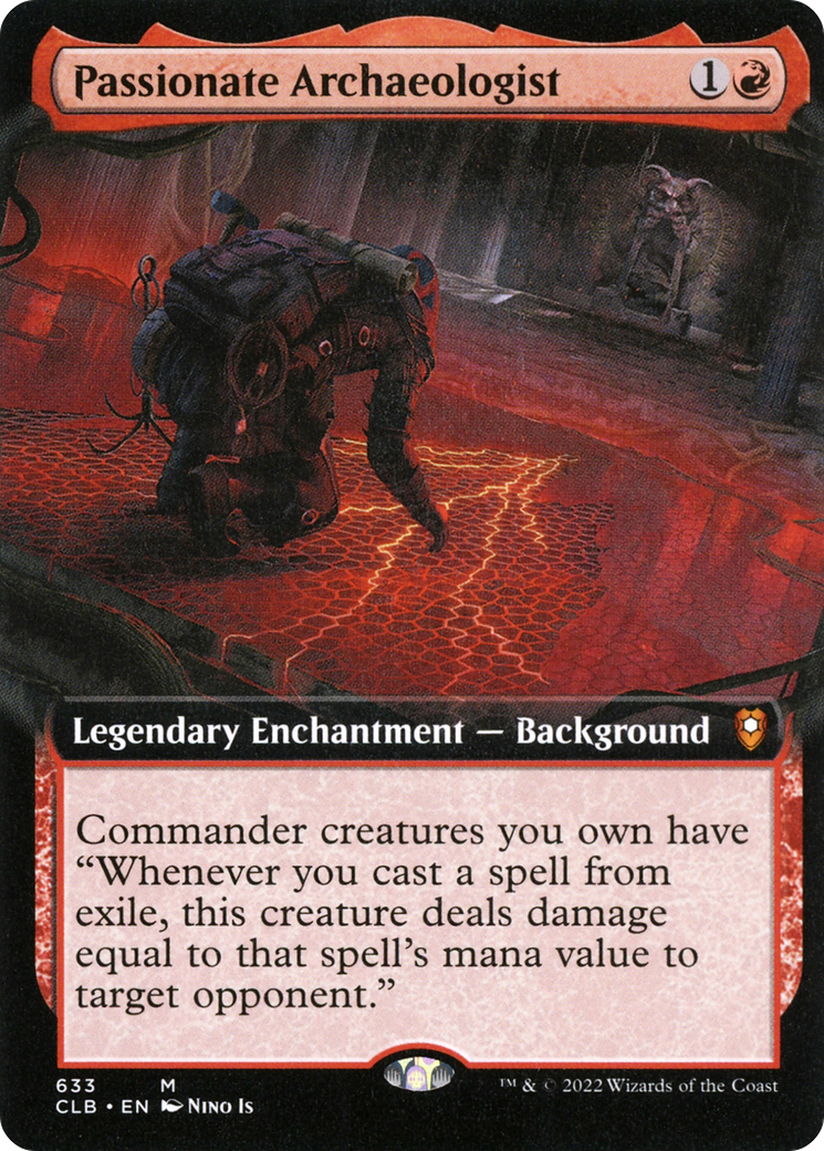 Passionate Archaeologist (Extended Art) [Commander Legends: Battle for Baldur's Gate]-1