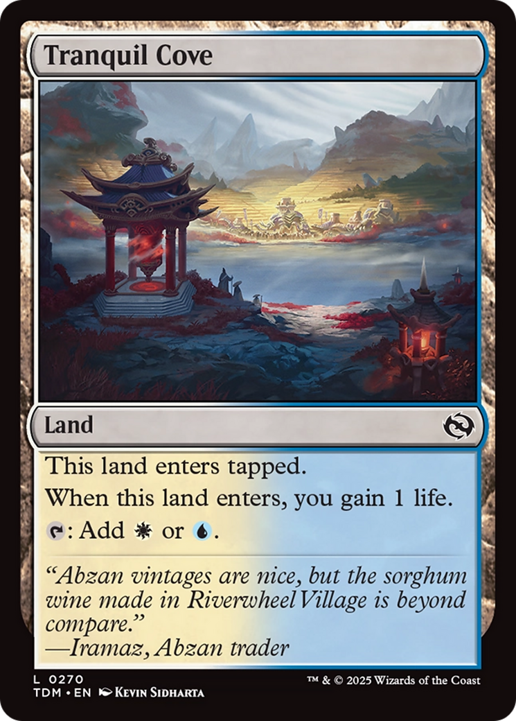 Tranquil Cove (TDM-270) - Tarkir: Dragonstorm Foil-1