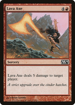 Lava Axe [Magic 2014]-1