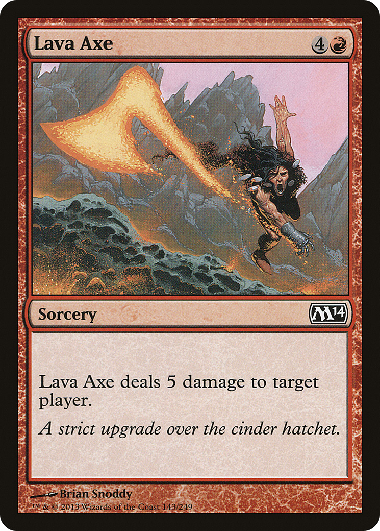 Lava Axe [Magic 2014]-1