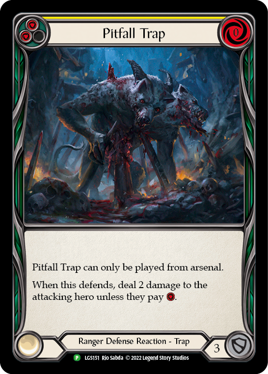 Pitfall Trap (Yellow) [LGS151] (Promo)  Rainbow Foil-1