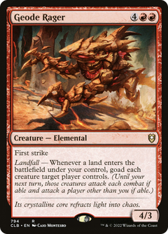 Geode Rager [Commander Legends: Battle for Baldur's Gate]-1