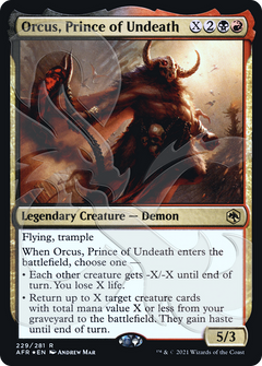Orcus, Prince of Undeath (Ampersand Promo) [Dungeons & Dragons: Adventures in the Forgotten Realms Promos]-1