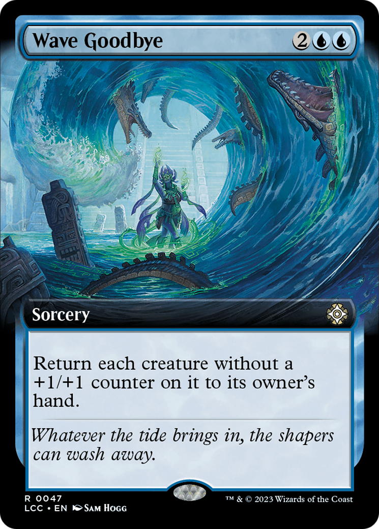 Wave Goodbye (Extended Art) (LCC-047) - The Lost Caverns of Ixalan Commander: (Extended Art)-1