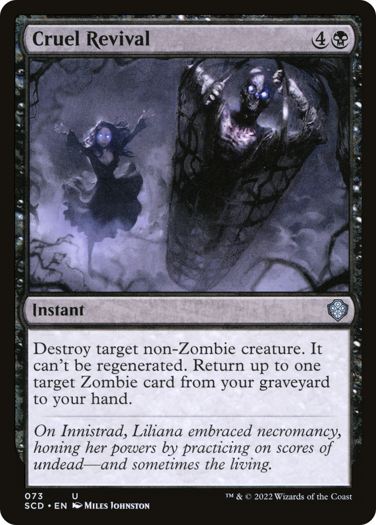 Cruel Revival [Starter Commander Decks]-1