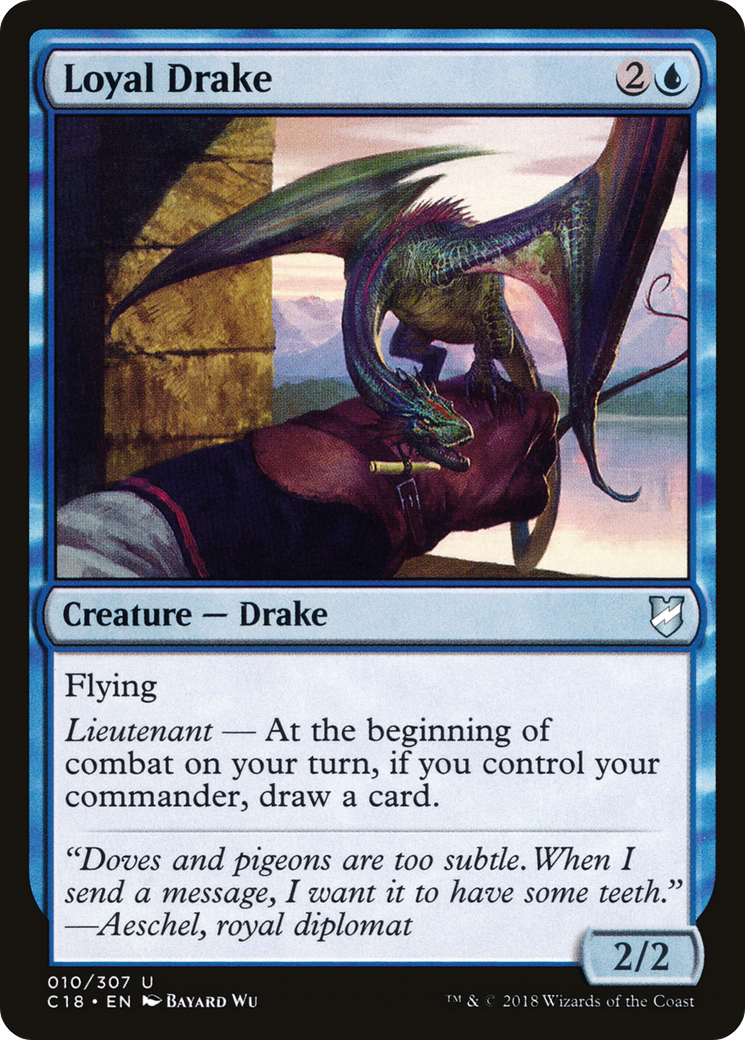 Loyal Drake [Commander 2018]-1