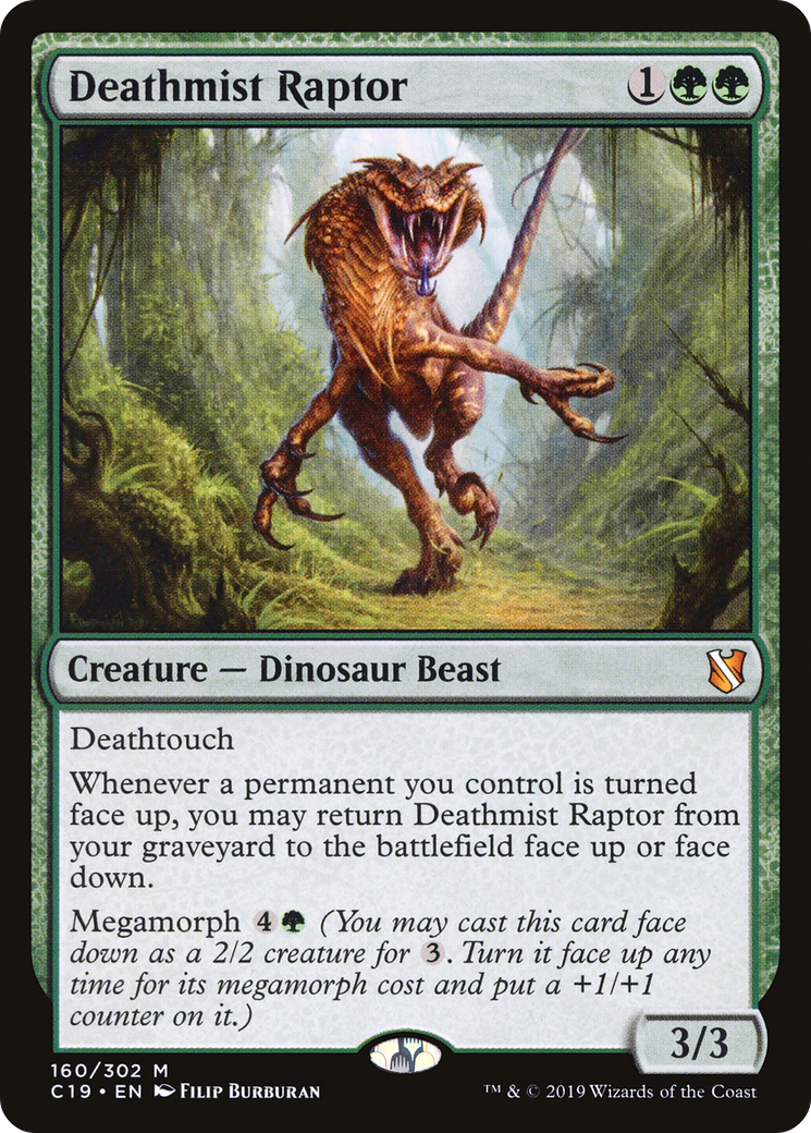Deathmist Raptor [Commander 2019]-1
