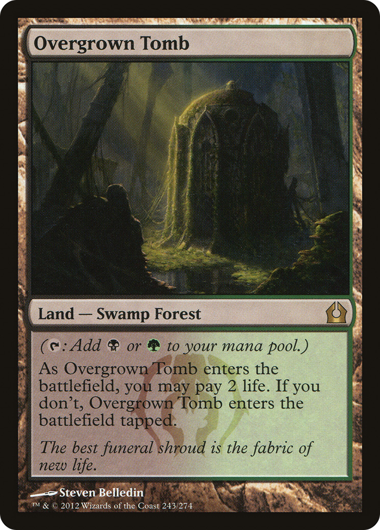 Overgrown Tomb [Return to Ravnica]-1