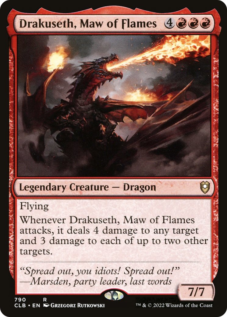 Drakuseth, Maw of Flames [Commander Legends: Battle for Baldur's Gate]-1