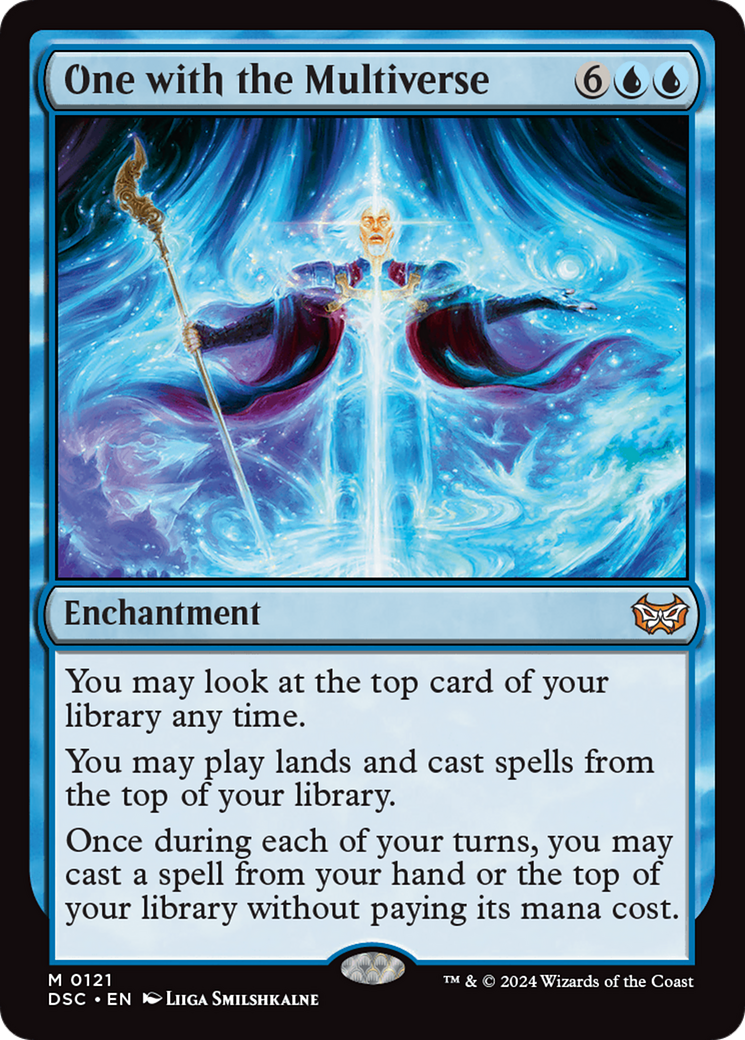 One with the Multiverse [Duskmourn: House of Horror Commander]-1