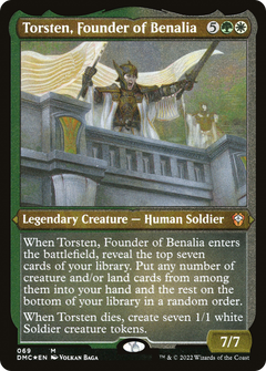 Torsten, Founder of Benalia (DMC-069) - Dominaria United Commander Etched Foil-1