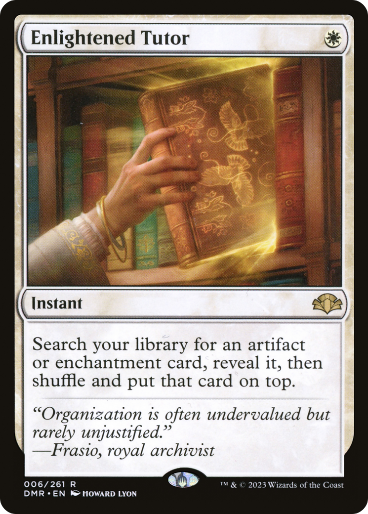 Enlightened Tutor [Dominaria Remastered]-1