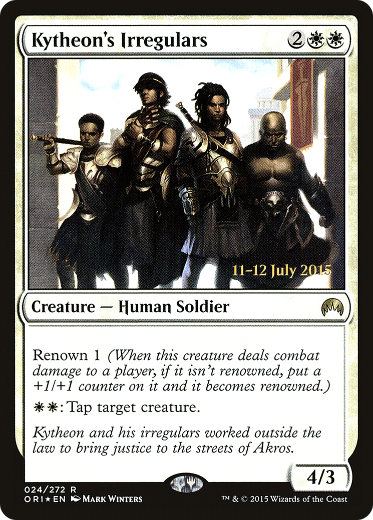 Kytheon's Irregulars [Magic Origins Prerelease Promos]-1