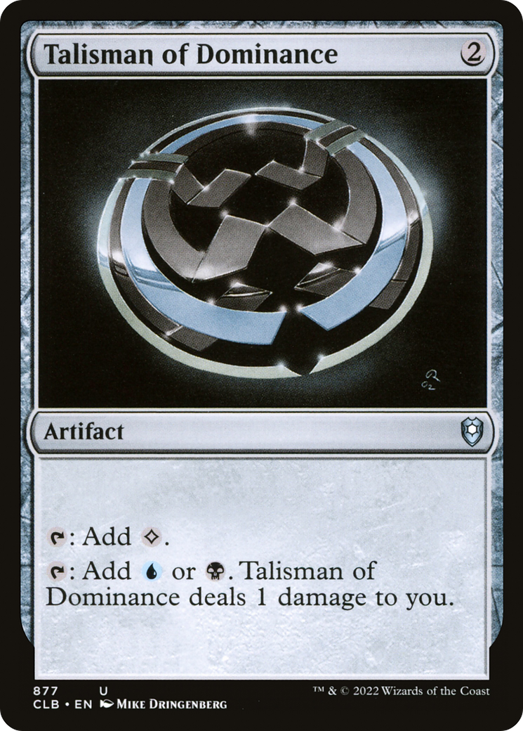Talisman of Dominance [Commander Legends: Battle for Baldur's Gate]-1