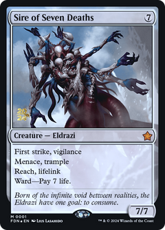 Sire of Seven Deaths [Foundations Prerelease Promos]-1