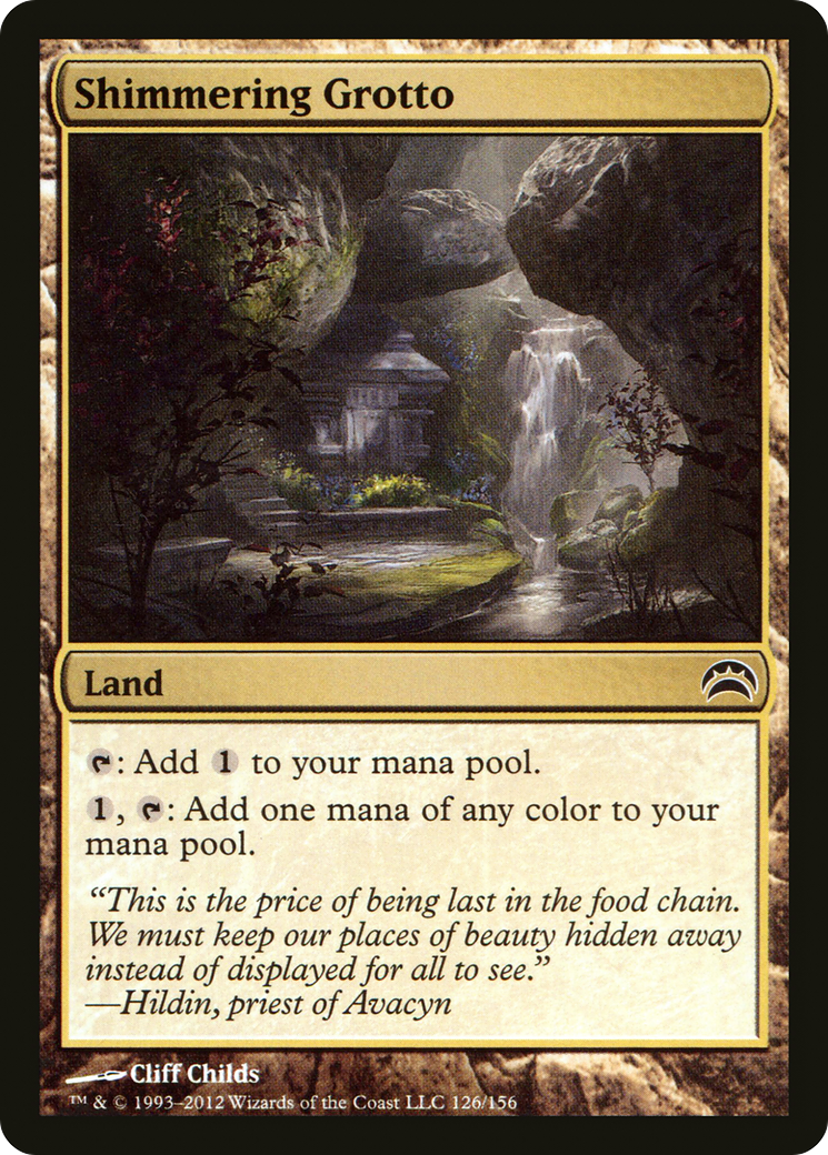 Shimmering Grotto (PC2-126) - Planechase 2012 Foil-1