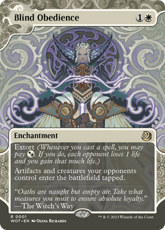 Blind Obedience [Wilds of Eldraine: Enchanting Tales]-1