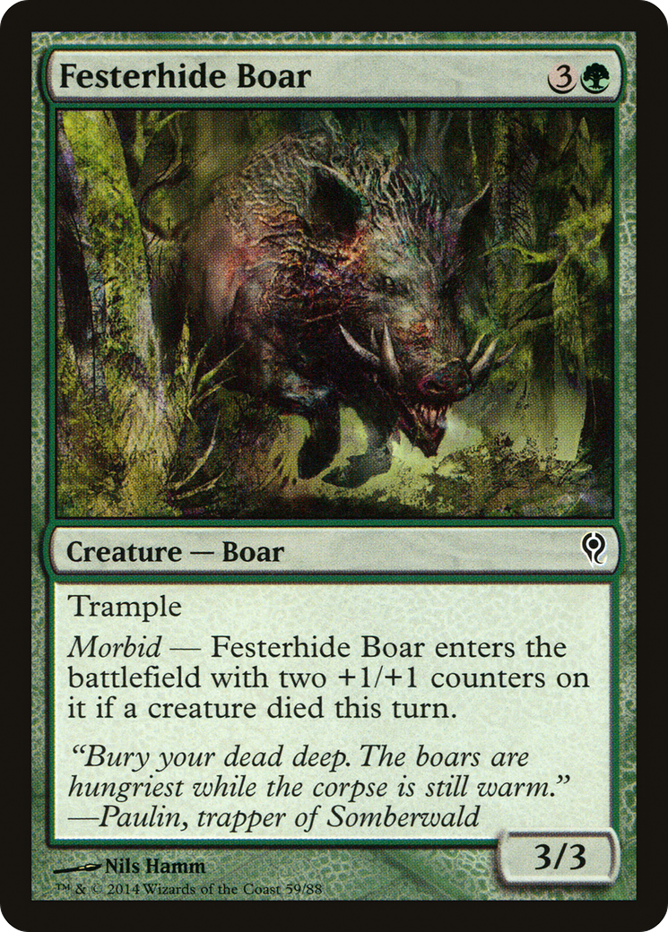 Festerhide Boar [Duel Decks: Jace vs. Vraska]-1