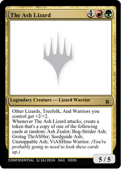 The Ash Lizard (UNK-RZ05C) - Unknown Event-1