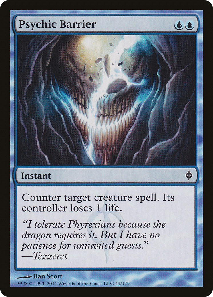 Psychic Barrier [New Phyrexia]-1
