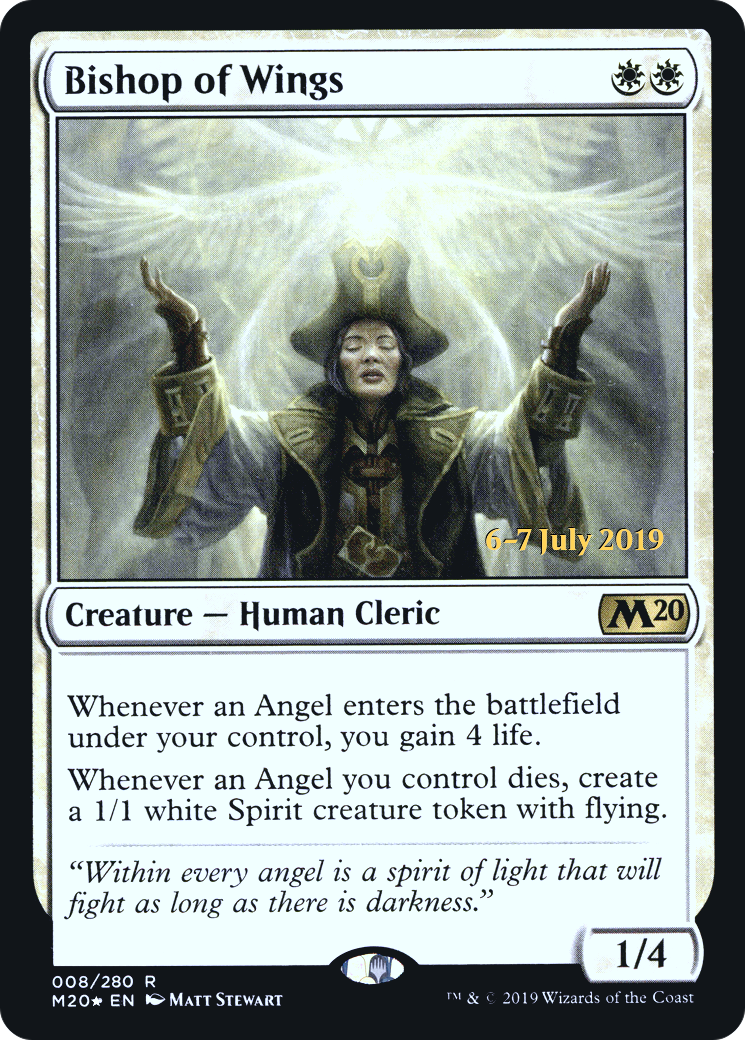 Bishop of Wings [Core Set 2020 Prerelease Promos]-1