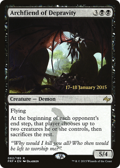 Archfiend of Depravity [Fate Reforged Prerelease Promos]-1