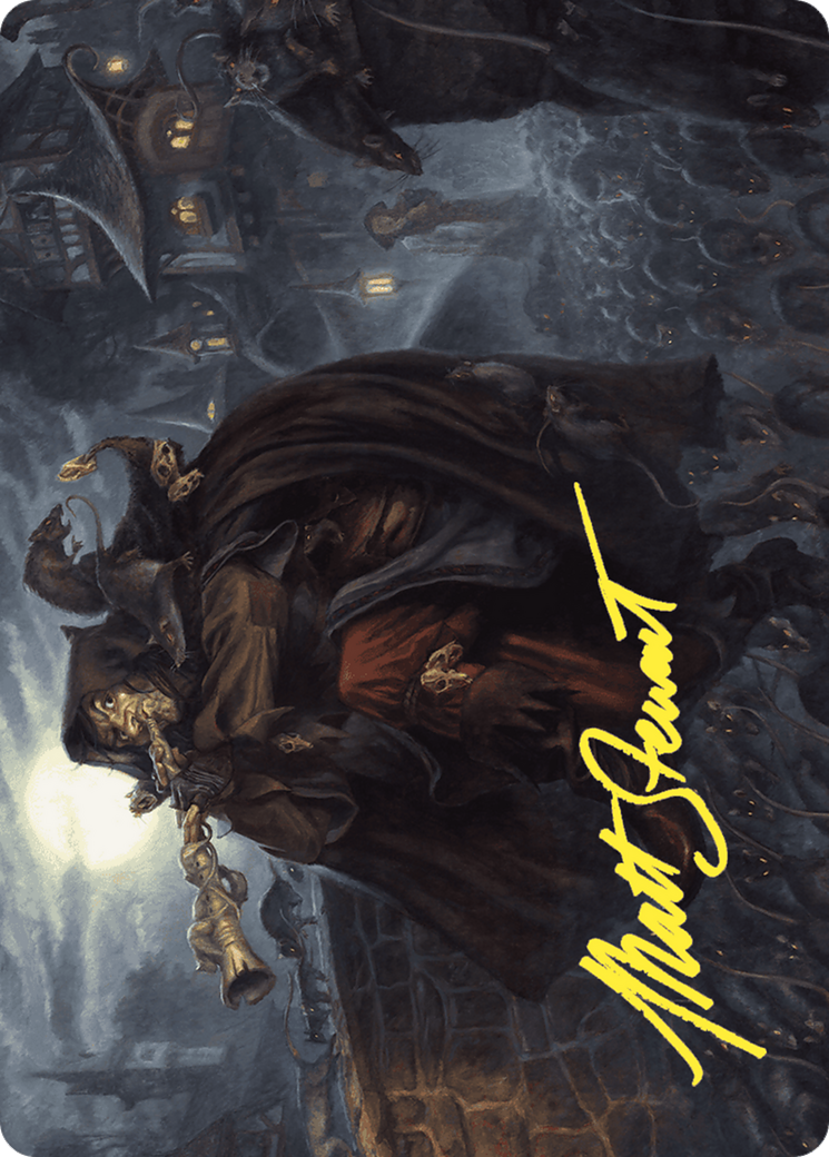 Totentanz, Swarm Piper // Totentanz, Swarm Piper (AWOE-033) - Wilds of Eldraine Art Series (Borderless) Foil-3