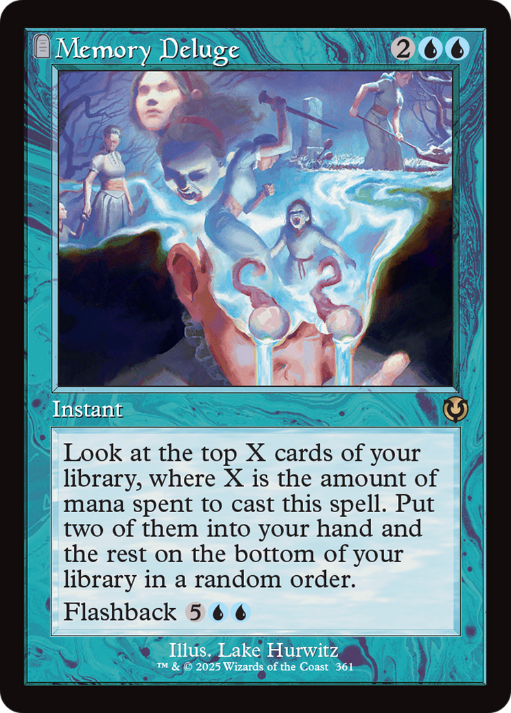 Memory Deluge (Retro Frame) [Innistrad Remastered]-1
