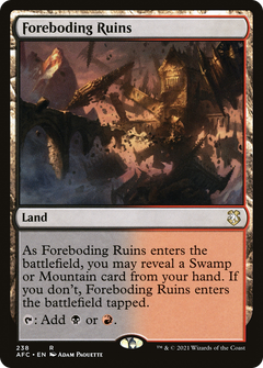 Foreboding Ruins [Dungeons & Dragons: Adventures in the Forgotten Realms Commander]-1
