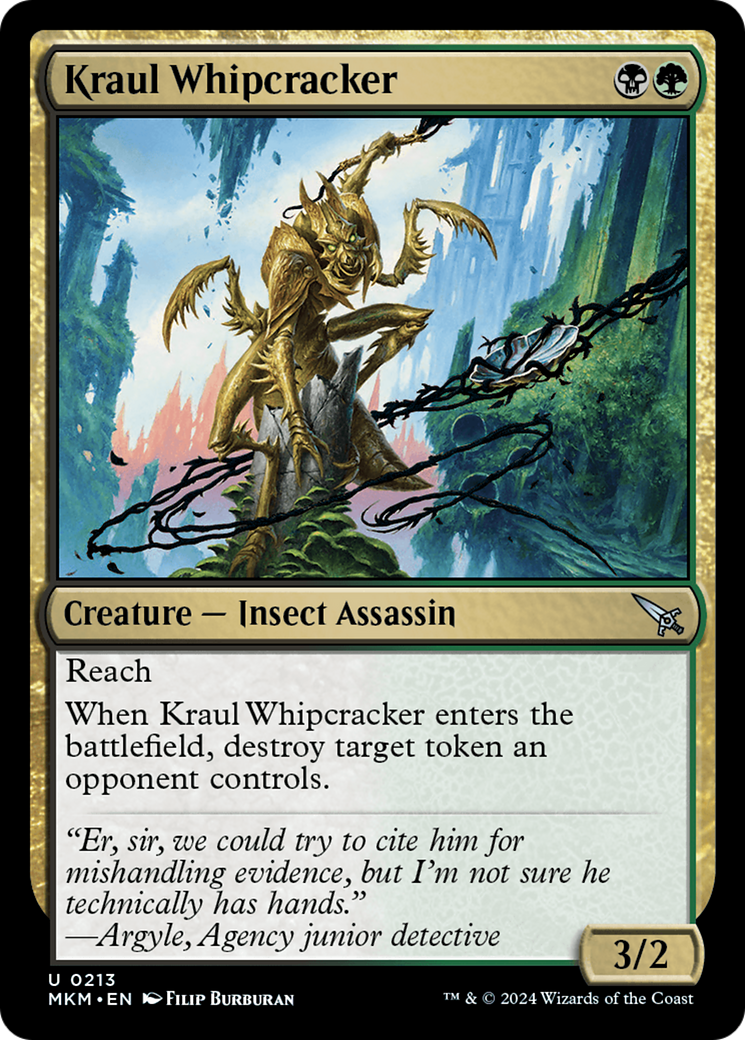 Kraul Whipcracker (Black) [Murders at Karlov Manor]-1