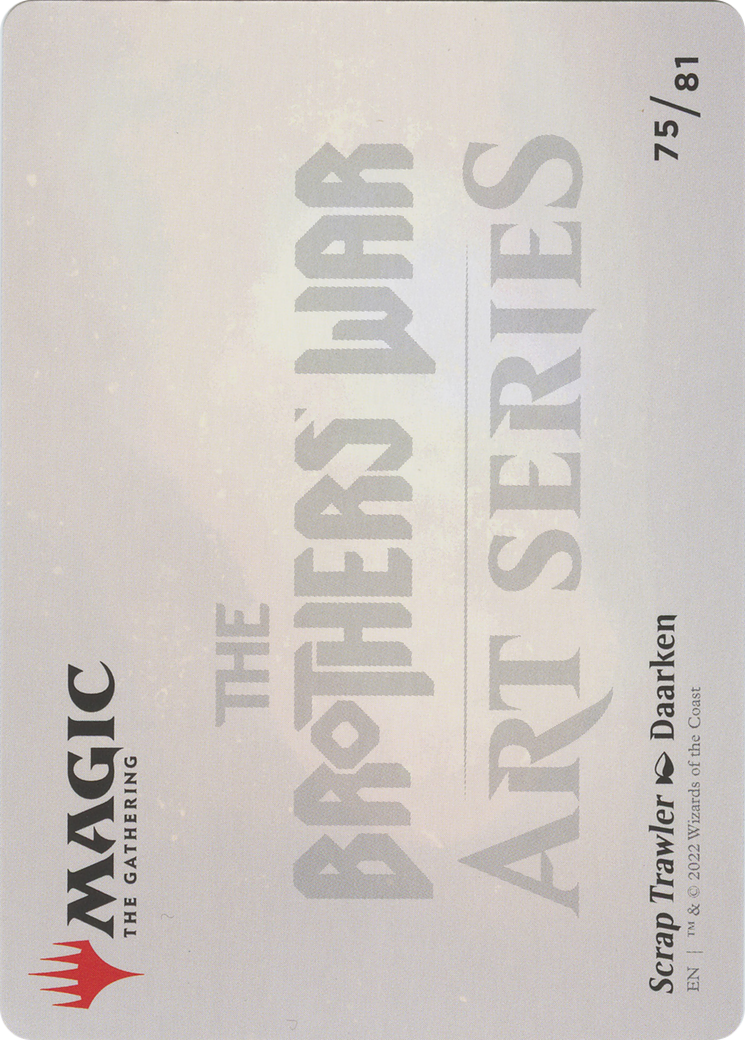 Scrap Trawler // Scrap Trawler (ABRO-075) - The Brothers' War Art Series (Borderless)-2