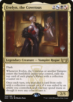 Evelyn, the Covetous (Promo Pack) [Streets of New Capenna Promos]-1