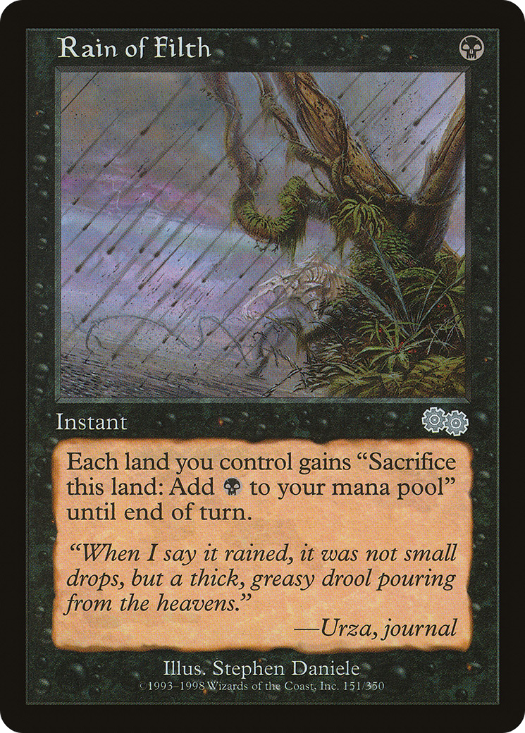 Rain of Filth [Urza's Saga]-1