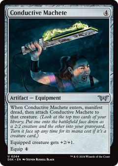 Conductive Machete [Duskmourn: House of Horror]-1
