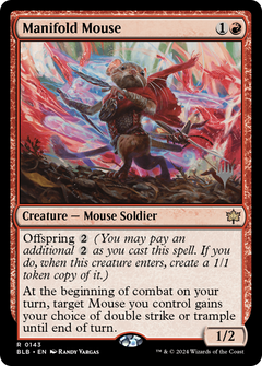 Manifold Mouse (Promo Pack) [Bloomburrow Promos]-1