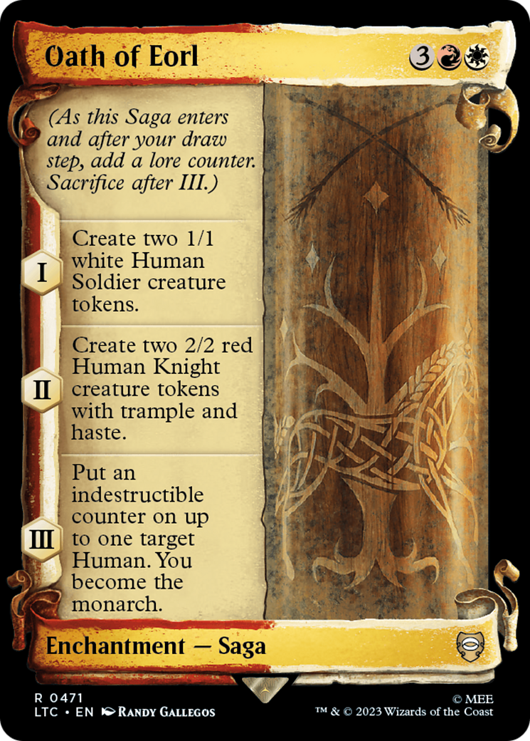 Oath of Eorl [The Lord of the Rings: Tales of Middle-Earth Commander Showcase Scrolls]-1