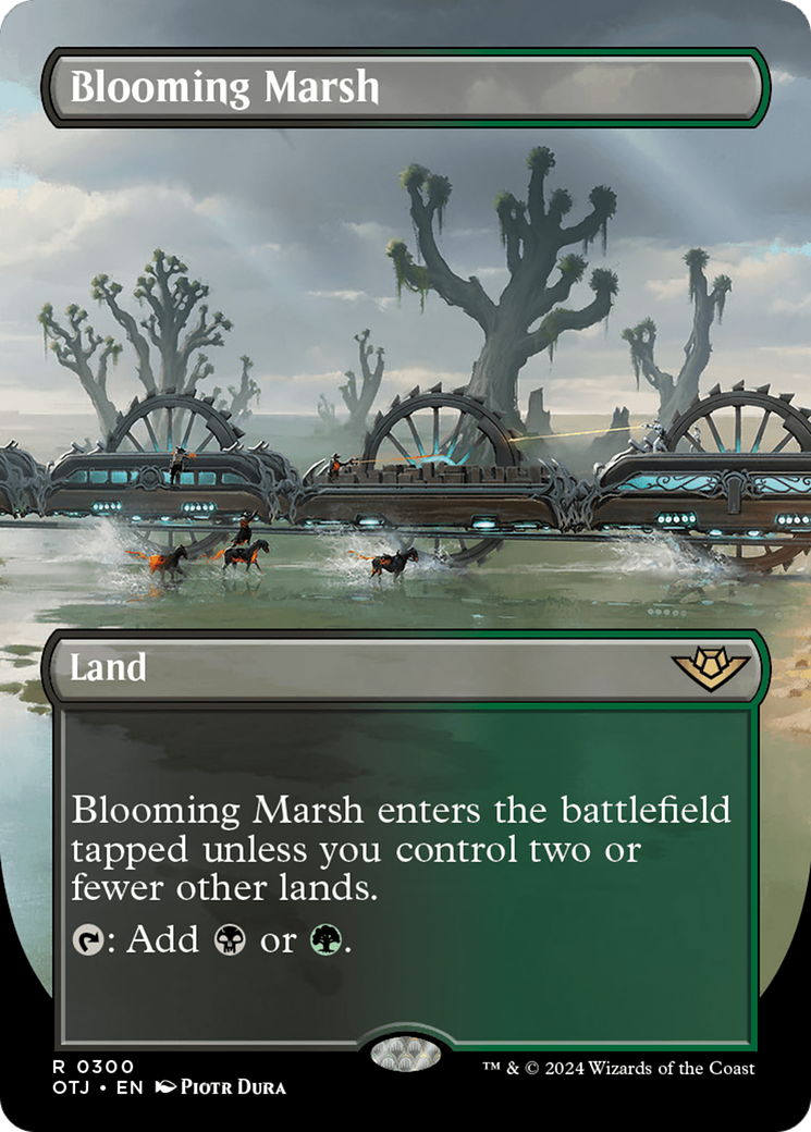 Blooming Marsh (Borderless) [Outlaws of Thunder Junction]-1