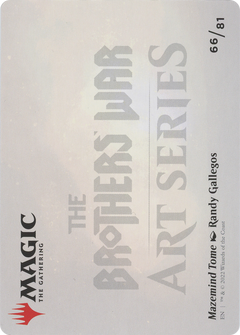 Mazemind Tome // Mazemind Tome (ABRO-066) - The Brothers' War Art Series (Borderless) Foil-2