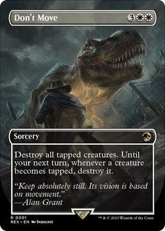 Don't Move (Borderless) [Jurassic World Collection]-1