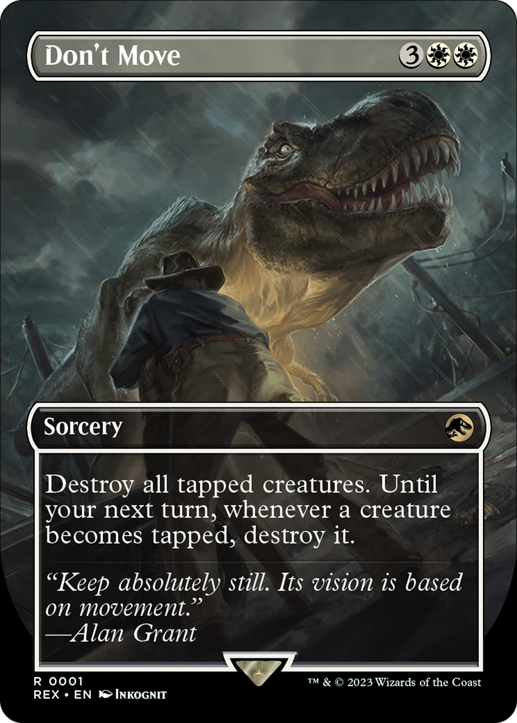 Don't Move (Borderless) [Jurassic World Collection]-1