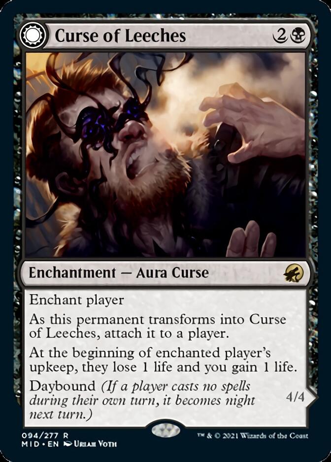 Curse of Leeches // Leeching Lurker [Innistrad: Midnight Hunt]-1
