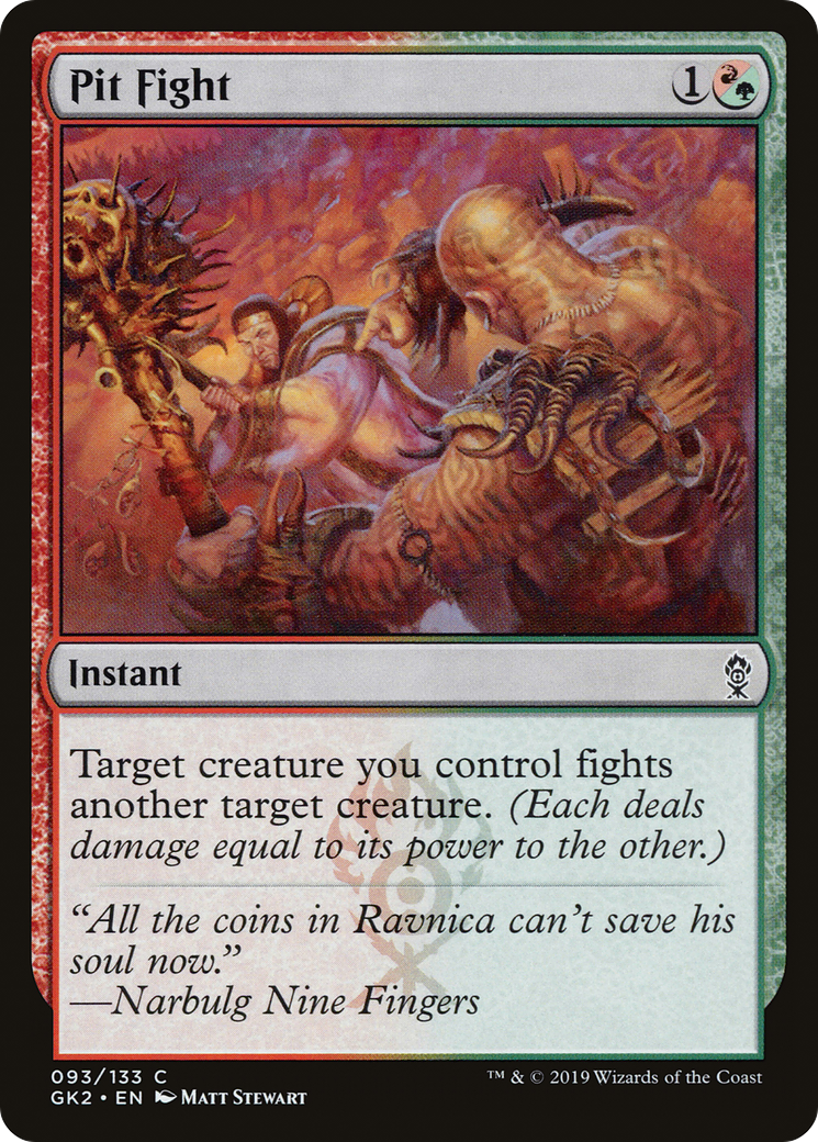 Pit Fight [Ravnica Allegiance Guild Kit]-1