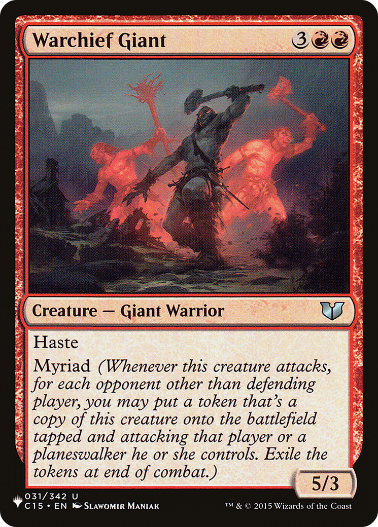 Warchief Giant (LIST-031/342) - The List-1