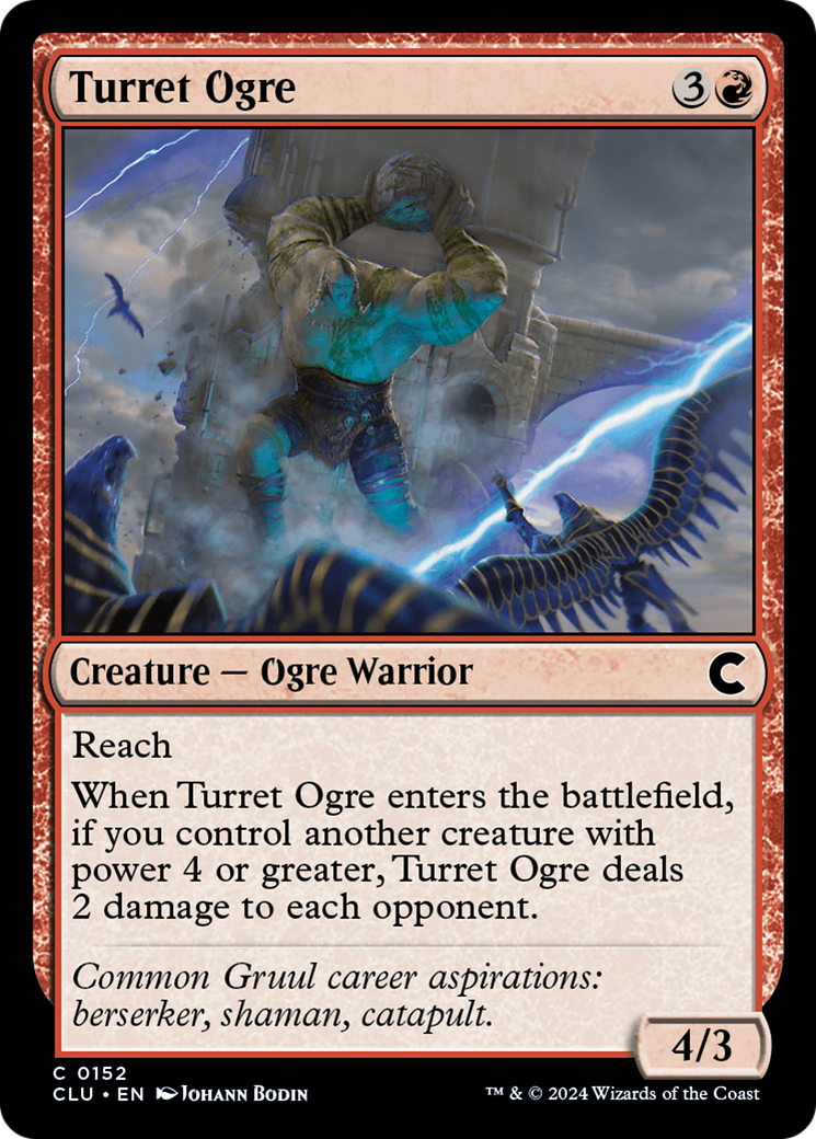 Turret Ogre (CLU-152) - Ravnica: Clue Edition-1