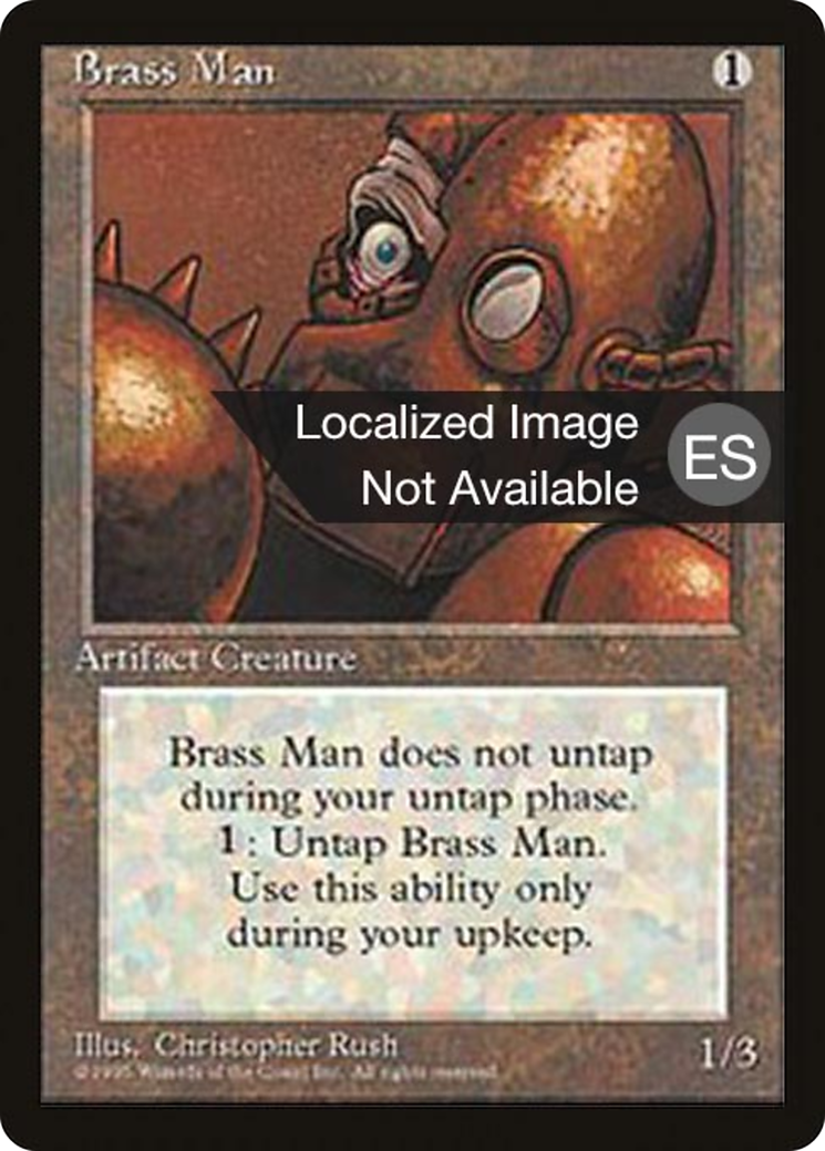 Brass Man [Fourth Edition Foreign Black Border]-1