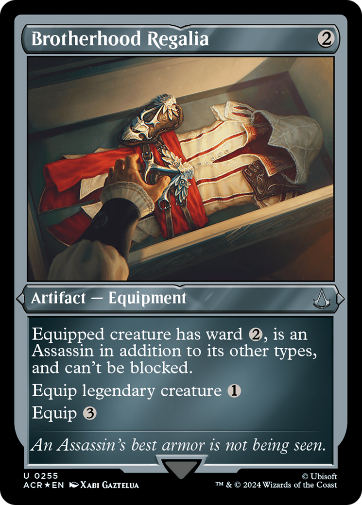 Brotherhood Regalia (ACR-255) - Assassin's Creed Etched Foil-1