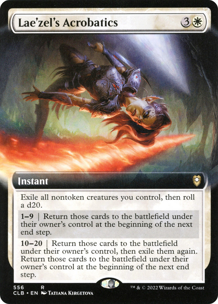 Lae'zel's Acrobatics (Extended Art) [Commander Legends: Battle for Baldur's Gate]-1