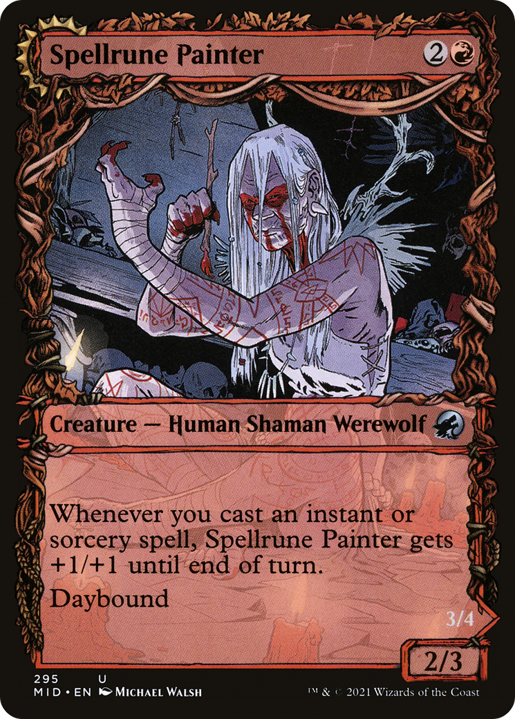 Spellrune Painter // Spellrune Howler (Showcase Equinox) [Innistrad: Midnight Hunt]-3